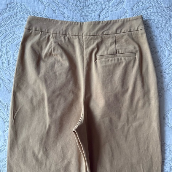 Anthropologie - EXQUISE - Pleated High Rise Tailored Chinos - Cedar - Picture 12 of 15